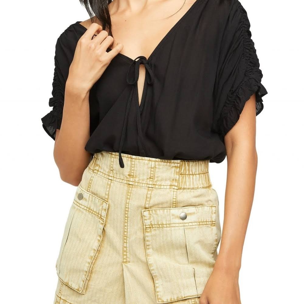 NWT Free People Intimately FP Cleo Bodysuit Black XS
